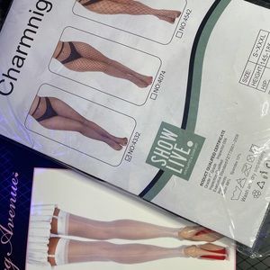 Fishnet and stockings